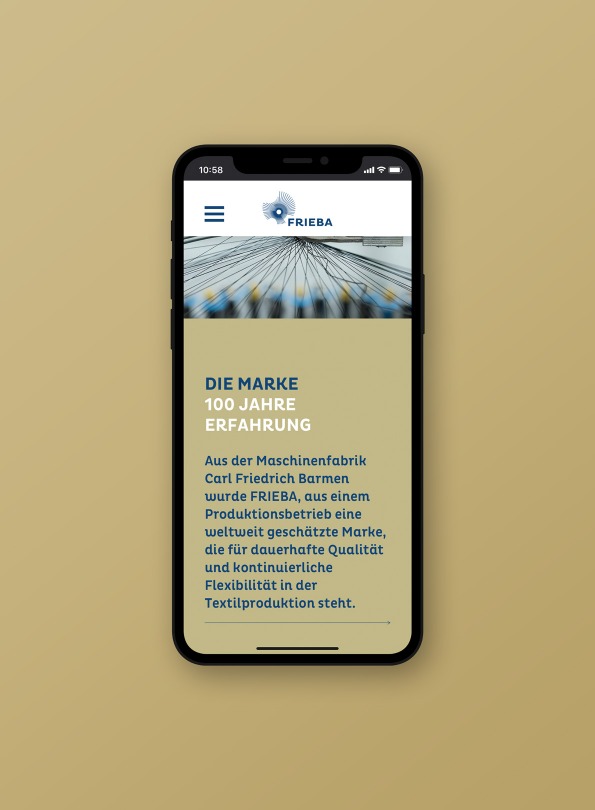 FRIEBA Website-Relaunch Konzeption, Gestaltung, Programmierung