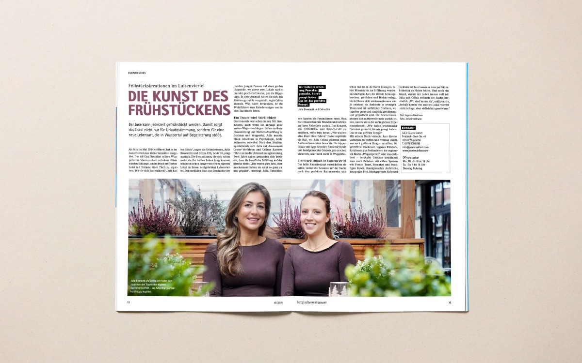 IHK-Magazin Bergische Wirtschaft Doppelseite