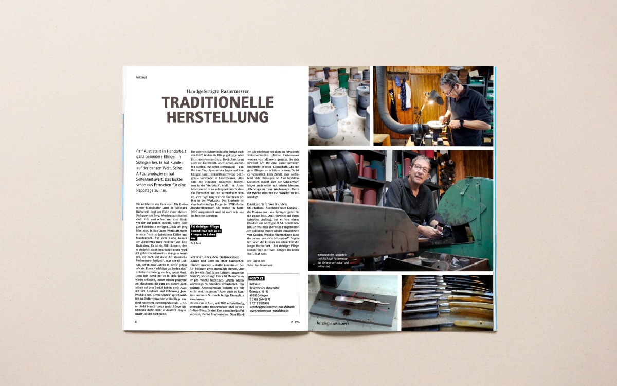 IHK-Magazin Bergische Wirtschaft Doppelseite