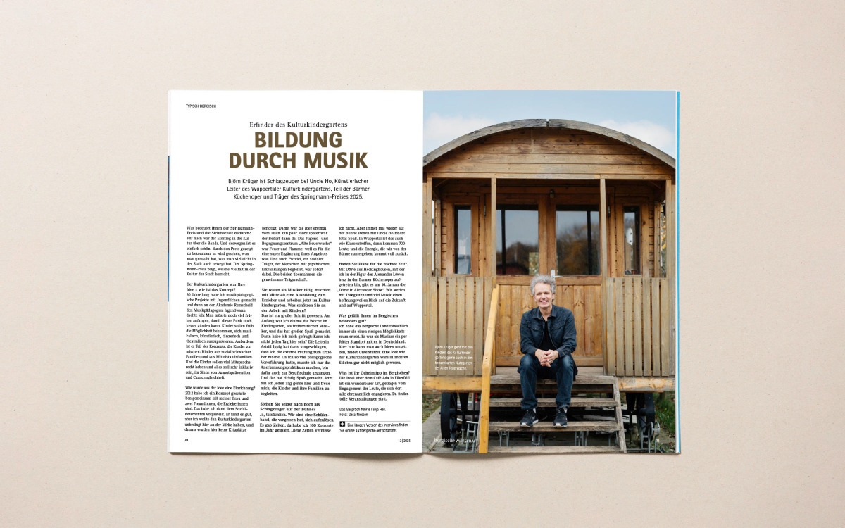 IHK-Magazin Bergische Wirtschaft Doppelseite