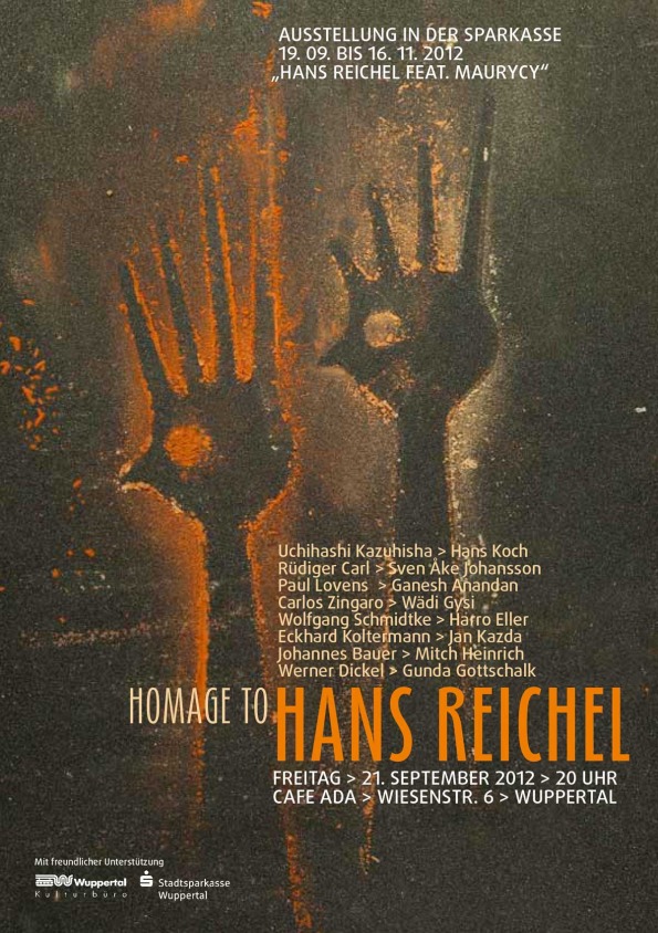 Veranstaltungsplakat Hans Reichel