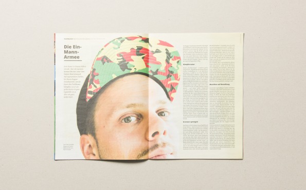 WZ-Kulturmagazin Mina Doppelseite Layout