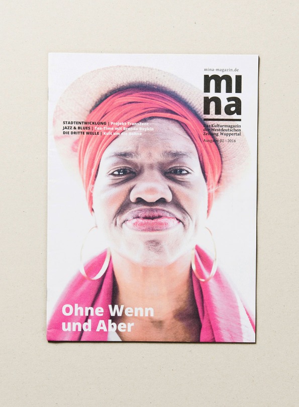 WZ-Kulturmagazin Mina Titelgestaltung