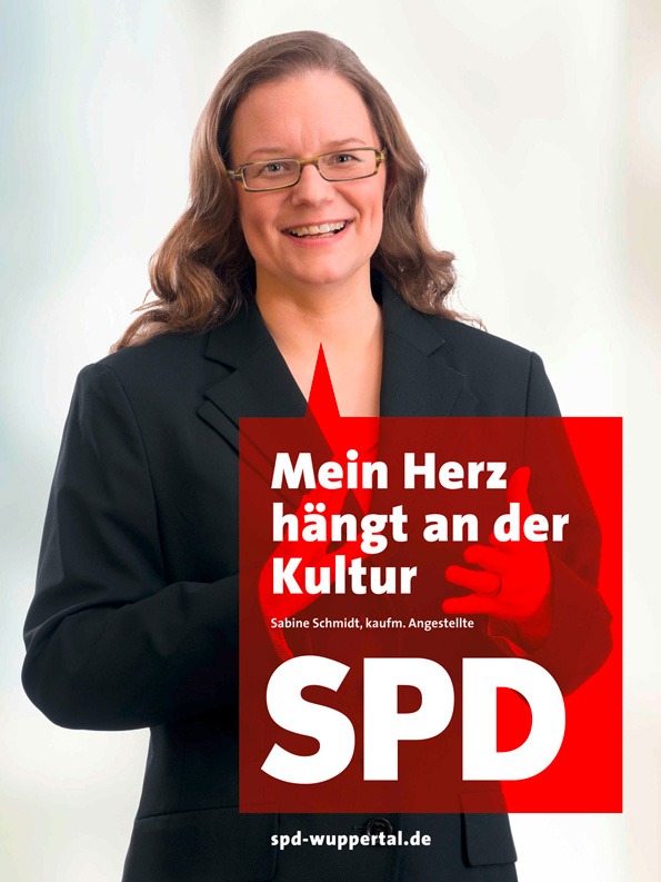 Plakat SPD-Wahlkampf Kommunalwahl 2014