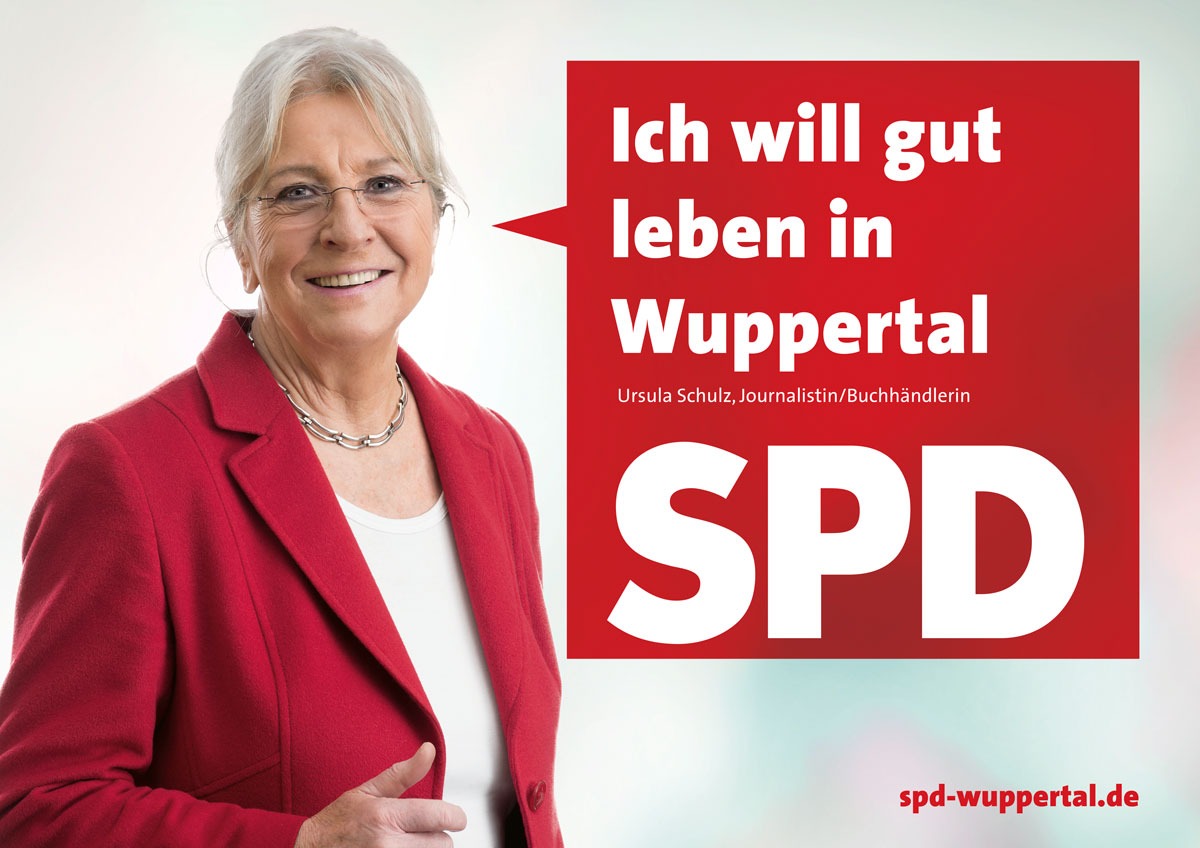 Plakat SPD-Wahlkampf Kommunalwahl 2014