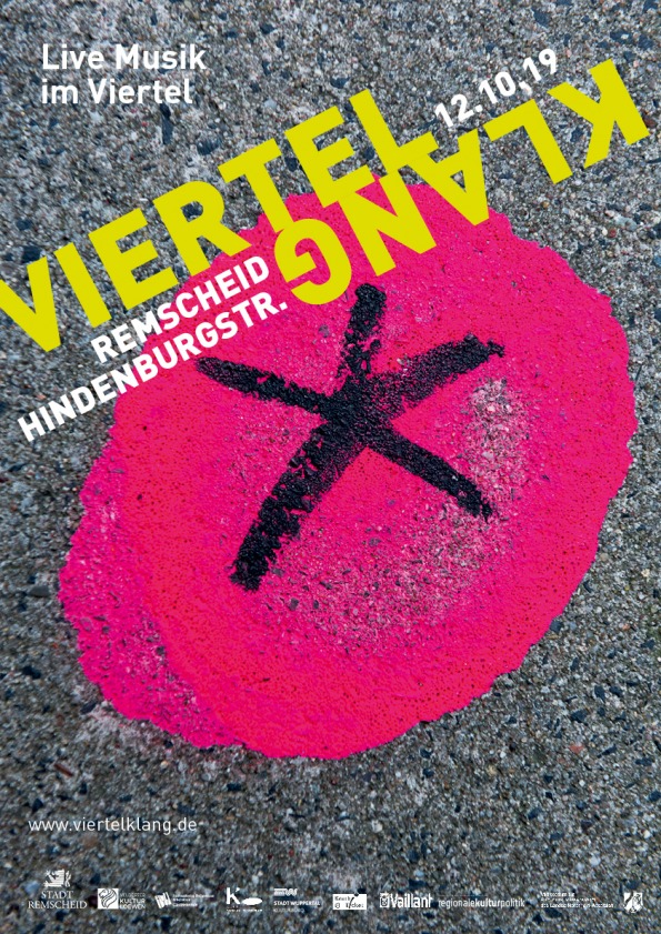 Viertelklang 2019 Plakat Gestaltung und Fotografie