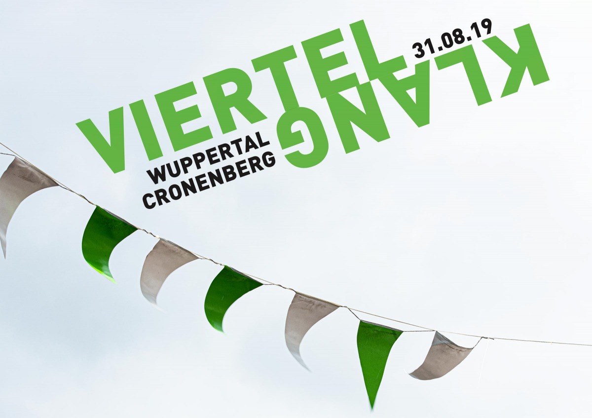 Viertelklang 2019 Plakat Gestaltung und Fotografie