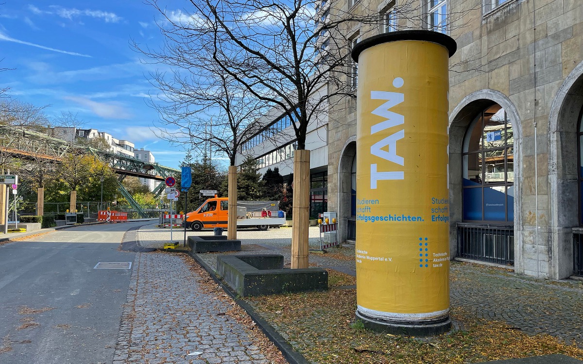 TAW Litfaßsäule Wuppertal Islandufer